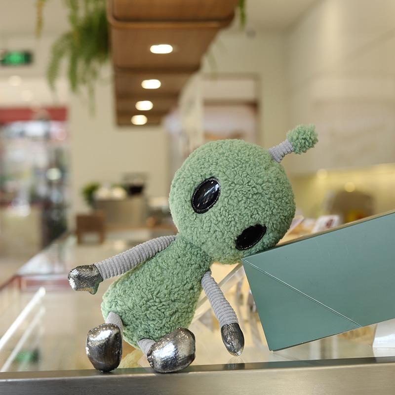 Alien Plush Toy Stuffed Animal, Cute Funny Dolly for Baby Boy Girl Birthday Gift, Soft Cuddly Companion Doll