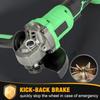8100rpm 20V Brushless Cordless Angle Grinder Industrial DIY Tool Battery Powered with Grinding Wheel