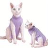 Cat Clothes Recovery Suit Small Dog Onesie After Surgery Wear Wounds Anti Licking Adjustable Collar Kitten Pajamas Bodysuit