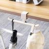 Rotatable Desk Edge Bag Hook Carbon Steel Hanging Handbag Holder Desk Headset Hanger  Student