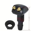 Car Windshield Wiper Washer Spray Nozzle Fits Most Car Models Car Dual Holes Windshield Washer Nozzle Wiper Water Spray Jet