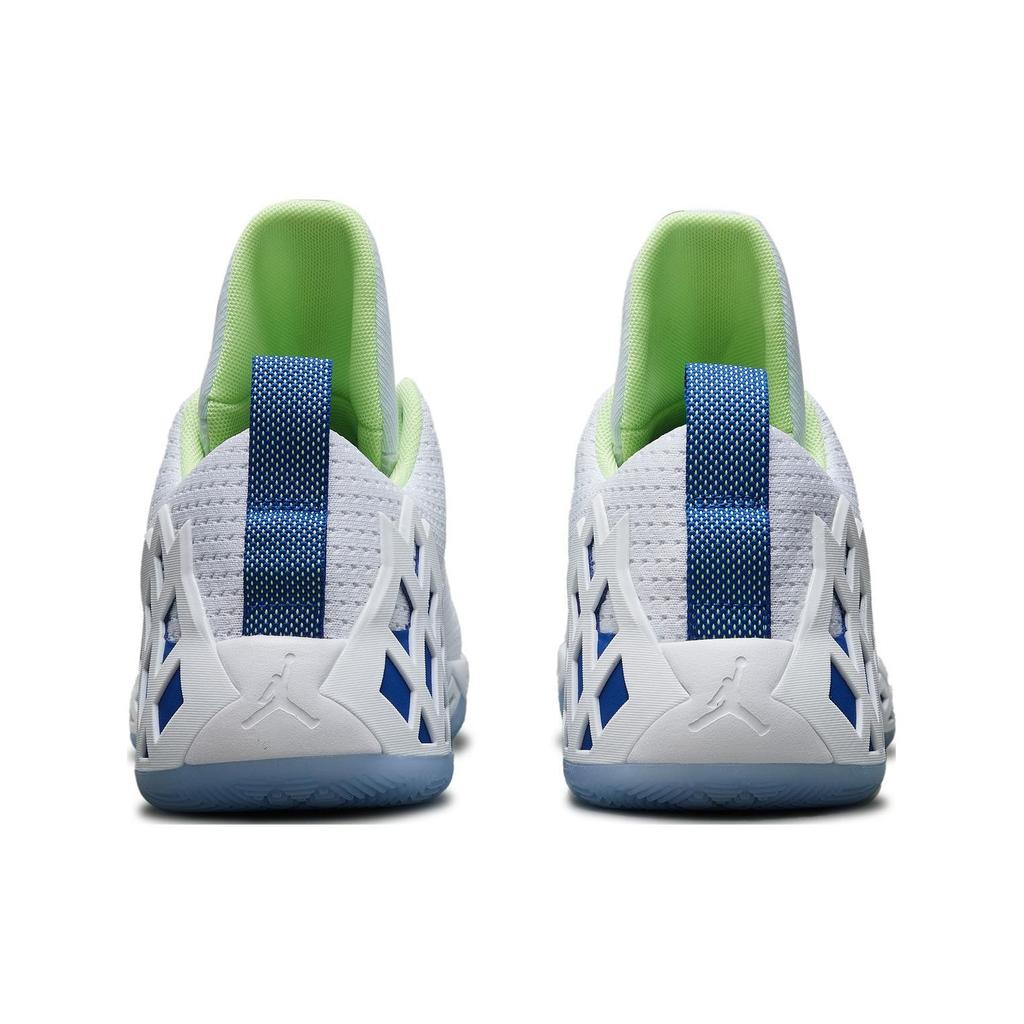 Мужские кроссовки Air Jordan Jumpman Diamond Low PF Белые Синие Зеленые Жидкий Лайм FB7169-131