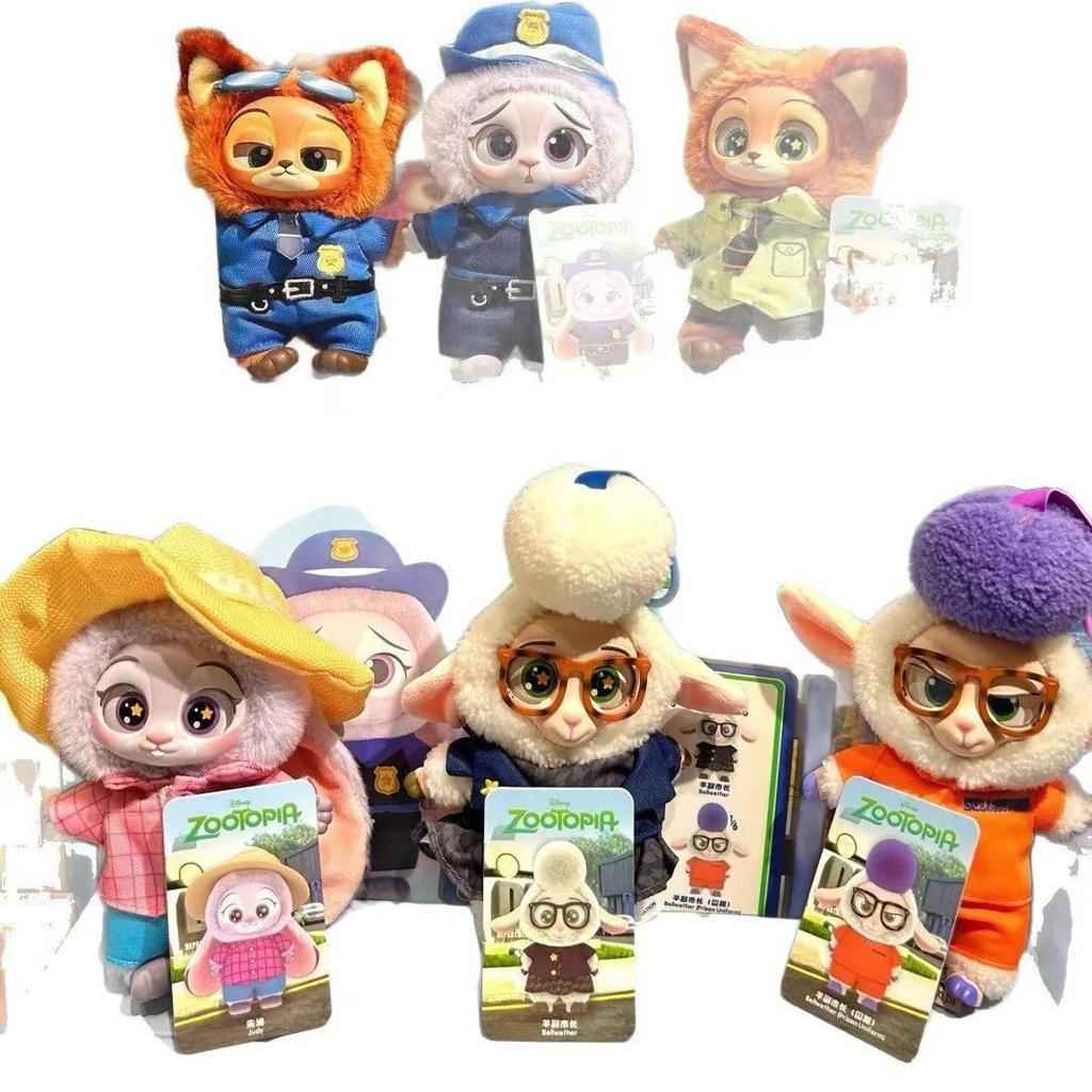 Внутренняя версия серии Zootopia Ника Джуди, сюрприз-бокс, плюшевый кулон и сопутствующие товары