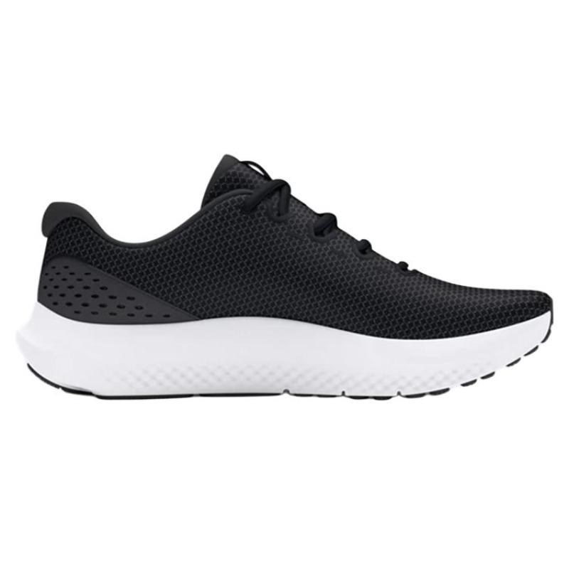 Under Armour Lightweight Low Top Running Shoes Women Black White 3027007-001