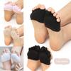 Half Insoles Five Finger Socks Toe Separator Forefoot Invisible Socks Korean Toe Socks Summer