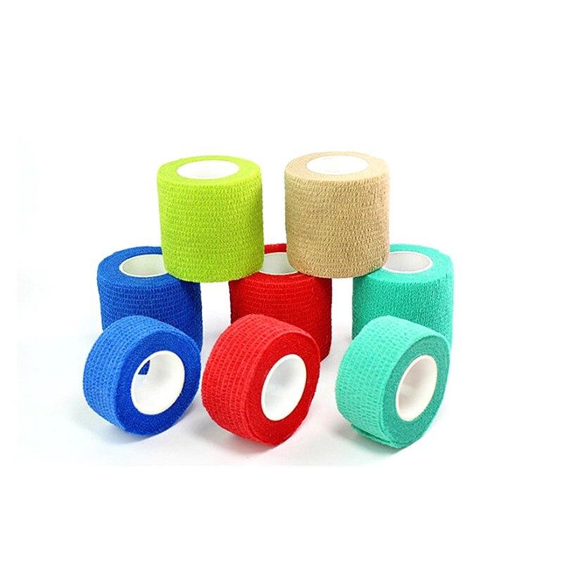 1 рулон самоклеющейся эластичной повязки, эластопласта, спортивной оберточной ленты, защитной ленты для кожи, повязок, повязок на раны, повязок для первой помощи