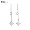 Lindon Women's Zircon Copper Alloy Earrings - Wedding Party Gift Pendant Earrings