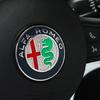 1Pc 40mm Car Steering Wheel Logo Badge Sticker for Alfa Romeo Mito Giulia Giulietta 147 156 166 159 Stelvio Sportiva 4C 8C GT