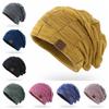 2020Winter Hat Warm Plus Size Outdoor Knitted Male Female Wool Bobble Hat Casual Stretch Crochet Beanies Hat Cap For Women Men