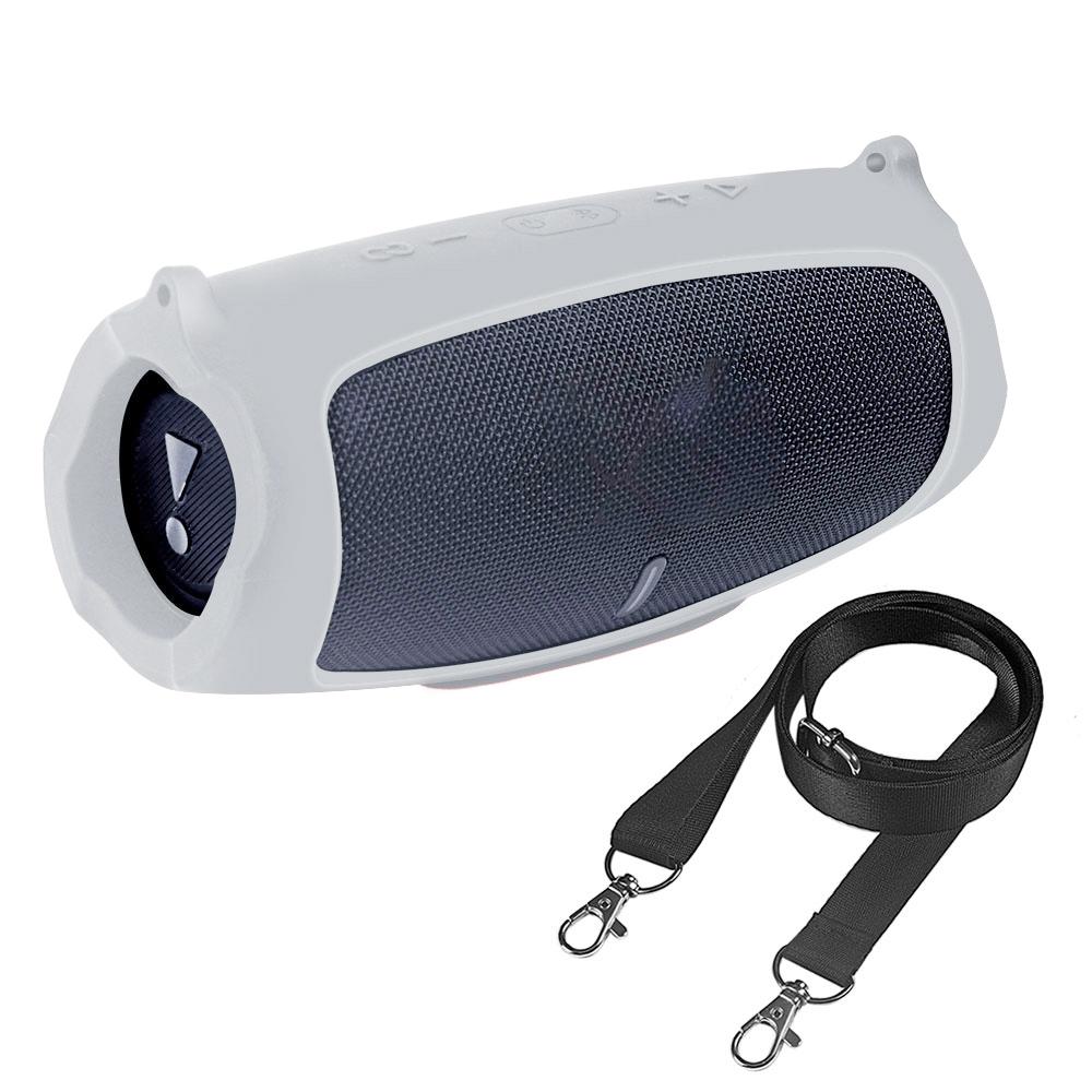 Силиконовый чехол для Wi-Fi-колонки JBL Charge 5, водонепроницаемый чехол для путешествий, защитный гелевый чехол из мягкого силикона с плечевым ремнем
