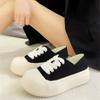 Summer Solid Color Casual Canvas Shoes for Women