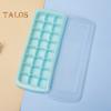 Ice Cube Mold with Cover DIY No Odor Convenient 24 Grids Easy Release Ice Cube Trays Kitchen Tool
