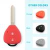 Силиконовый чехол для автомобильного ключа с 2 кнопками для TOYOTA Corolla Hilux Vitz Rav4 Aqua Camry