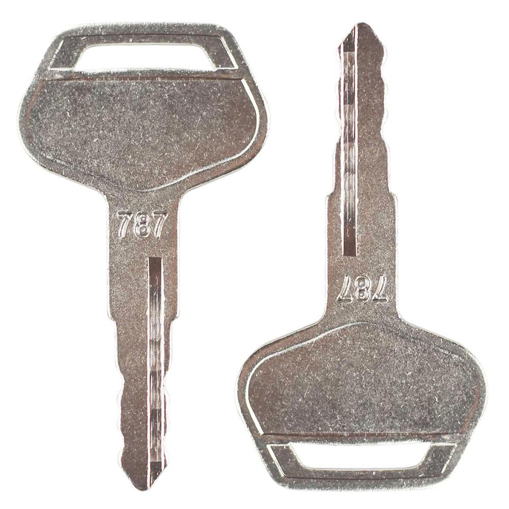 2 шт. 787 стиль ключа зажигания для Komatsu экскаватор бульдозер погрузчик оборудование