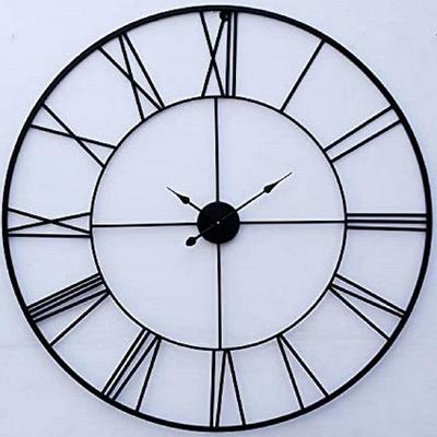 Часы современные римские металлические фигурки большие подвесные декоративные