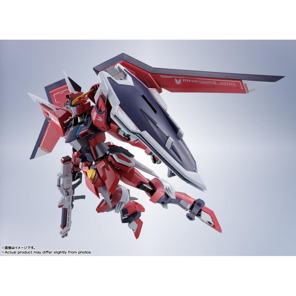МЕТАЛЛИЧЕСКИЙ РОБОТ Spirits SIDE MS Mobile Suit Gundam SEED FREEDOM Immortal Justice Gundam примерно 140 мм ABS и ПВХ и литая окрашенная подвижная фигурка