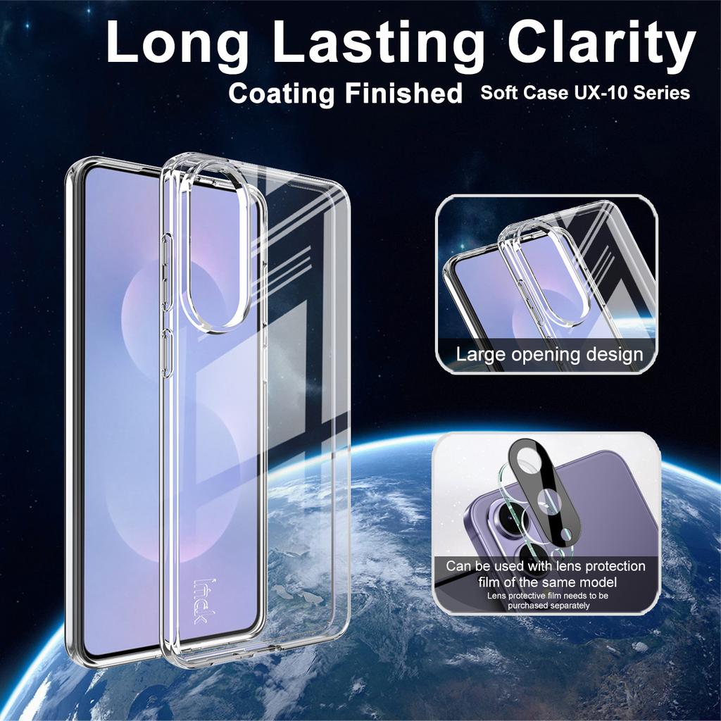 For Samsung Galaxy S25 Edge 5G Phone Case IMAK Soft Slim Case UX-10 Series