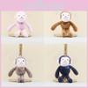 Monkey Plush Toy Keychain With Soft Pp Cotton Filling For Kids Gift Decor Bag