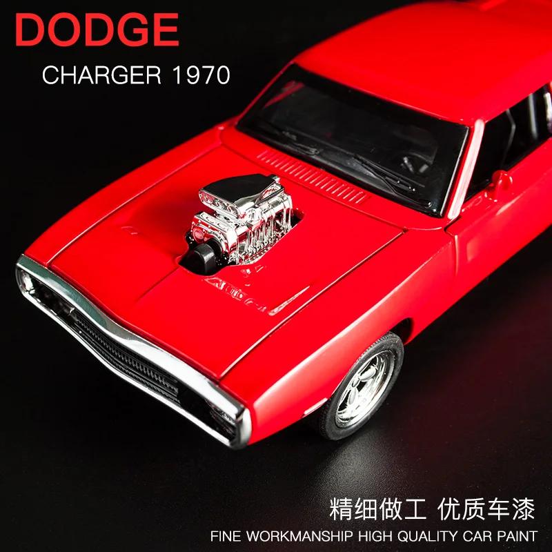 1/32 Dodge Charger The Fast and The Furious Модели легкосплавных автомобилей Детские игрушки для детей Классические металлические автомобили