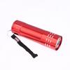 1Pcs 50Lm 395Nm Detection Lamp Mini Uv Flashlight 9 Led Uv Black Light Outdoor Portable Lighting Tool For Hiking