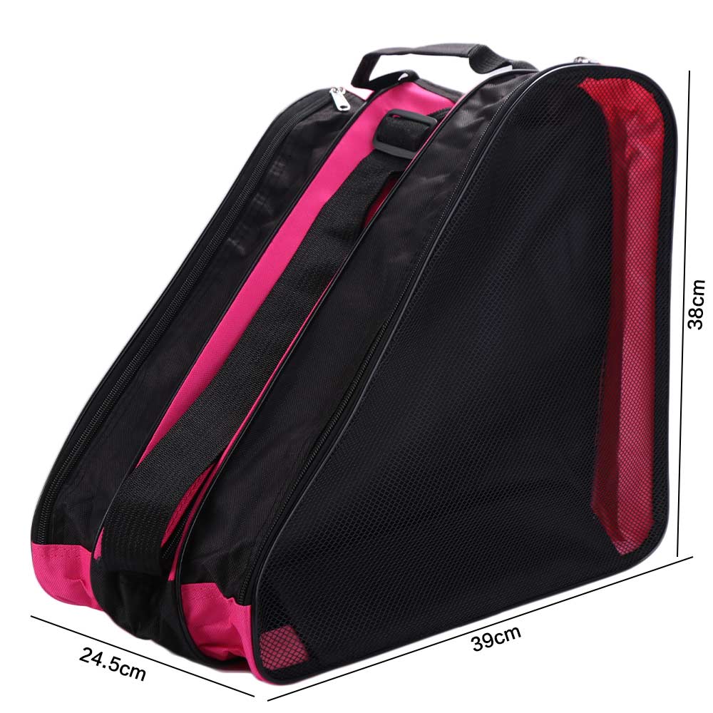 Storage Bag Roller Skates Bag Large Capacity Ice Skating Pouch Skating Shoes Bag Kids Adult