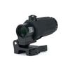 EO G33 Type Magnifier 3D Engraved Replica Black EXPS STS Mount Magnifire Booster Scope 3.25x (Black)