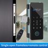 Стеклянный дверной замок с отпечатком пальца Bluetooth Умный замок для раздвижной стеклянной двери Электронный замок с RFID-картой Управление через приложение Hahalock