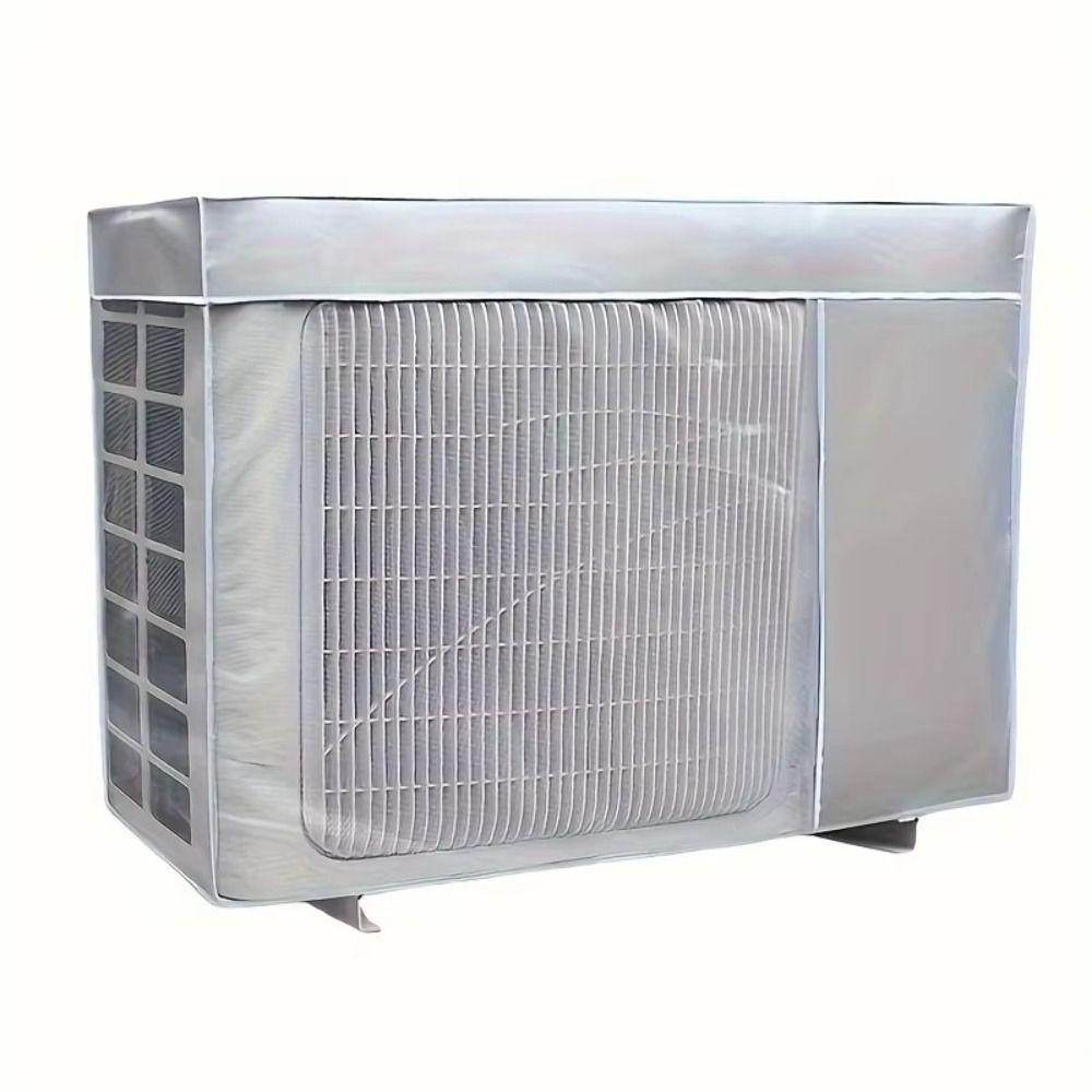 Silver Air Conditioner Cover Multisize Sunscreen Cover New Waterproof Dust Cover  Outdoor