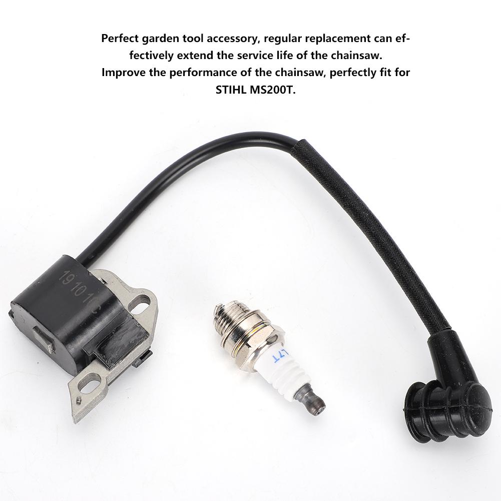 Gardening Tools Electric Chainsaw Ignition Coil Plug Kit Accessory for STIHL MS200T
