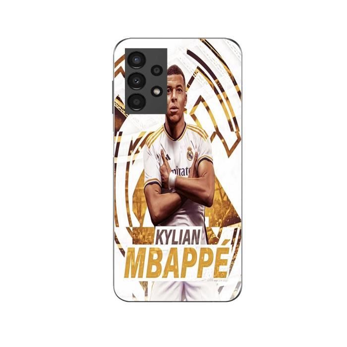 Coque - MANIACASE - Samsung Galaxy A13 4G - Noir - Kylian Mbappe - Souple
