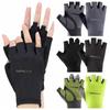 1 пара противоскользящих перчаток без пальцев для фитнеса, мягкие перчатки для велоспорта, кемпинга, мотоцикла, спортзала