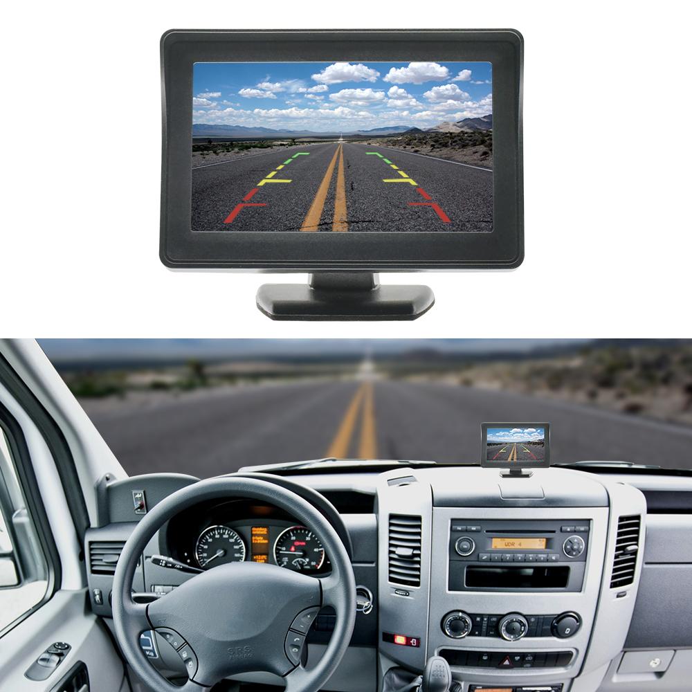 Parking Car Rear View Camera Brake Light 4.3 Inch Monitor For Mercedes-benz Sprinter W906 Volkswagen Crafter Caravelle T5 T6