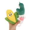 1 шт. Мультяшная плюшевая очищенная кукуруза кукла брелок зеленый лук мягкие игрушки овощи подарки милая сумка кулон школьный ранец аксессуары