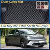 Для аксессуаров MG IM6 IM LS6 2024 2025 2026 Кожаный коврик в багажник автомобиля Антигрязевая подушка для хранения груза Коврик в багажник Аксессуары