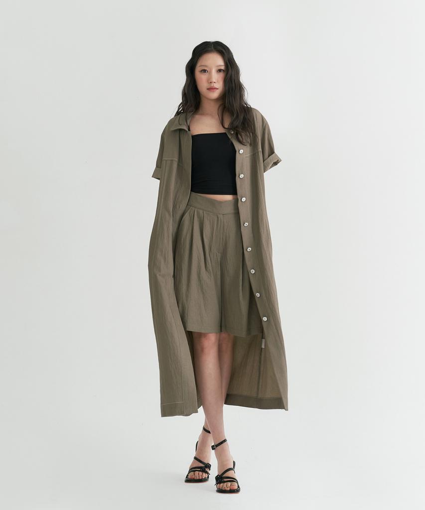 Peulleio Maison Dress_Khaki