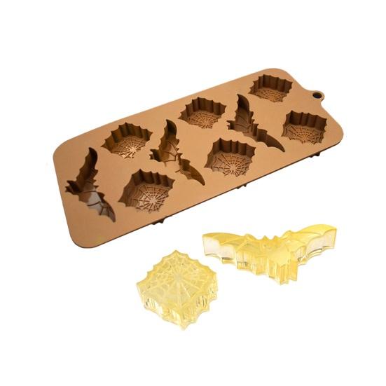 Форма для выпечки десерта Yousheng, пищевая термостойкая силиконовая форма для Хэллоуина, тыквы, призрака, форма для шоколадных конфет, печенья