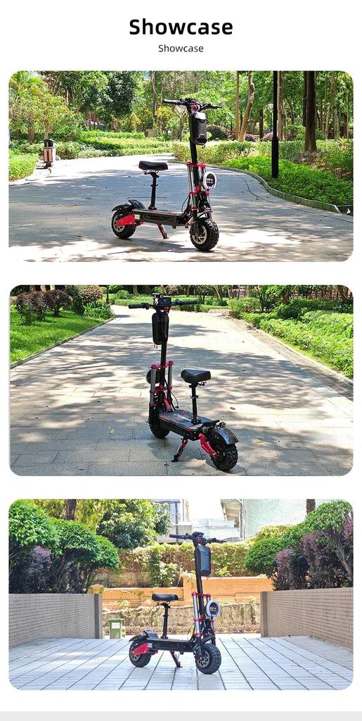 EU 2025 S5-11 38Ah 6000W 60V 38AH Max Speed 95km/h Oil Brake 11Inch Electric Scooter 100Km Range NFC Key Connectable Application