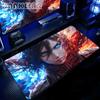 Attack On Titan Anime Mouse Pad Computer Non-slip Gaming Mousepad XXL Locking Edge Game PC Laptop Keyboard Mouse Mat Desk Carpet