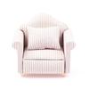 Simulation Miniature Sofa Striped Mini Sofa Scene Toy Dollhouse Sofa  DIY Decor