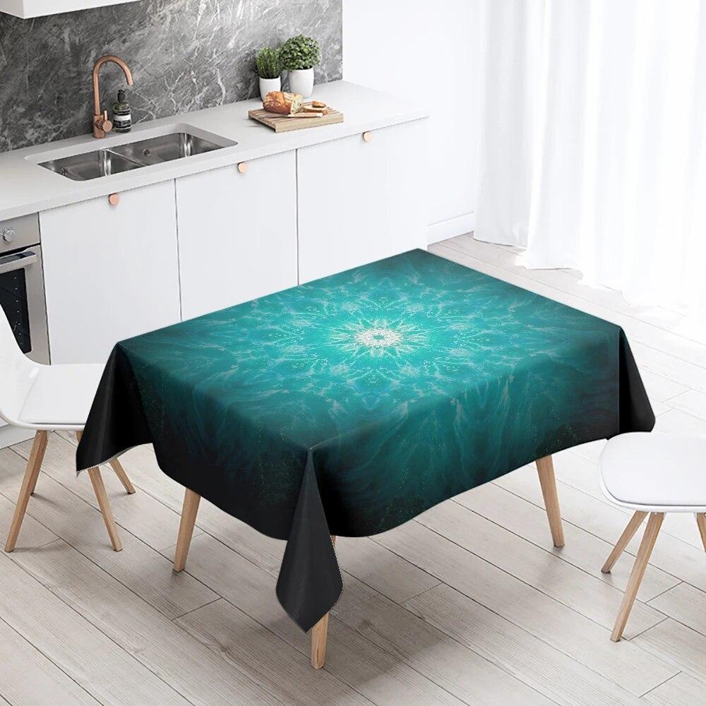 Мечтательная скатерть Мандала для свадебной вечеринки, ресторана, банкета, украшение, прямоугольный кухонный стол, домашний декор