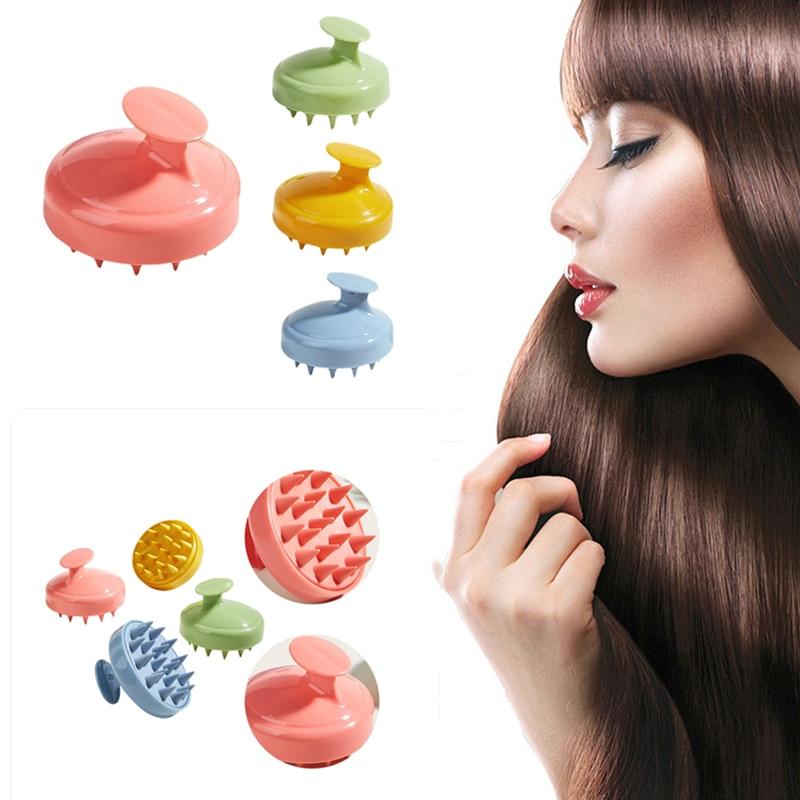 Силиконовые щетки для шампуня, корень волос, зуд, очистка кожи головы, расческа для ванны, парикмахерская, спа, домашний массаж, щетка для шампуня, инструменты для укладки волос
