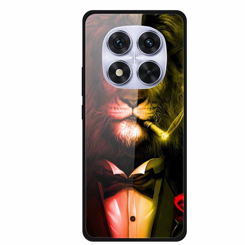 Жесткий чехол-книжка для Xiaomi Redmi Note 14 Pro 5G, чехол с мягким бампером, чехол из закаленного стекла для Redmi Note 14 Pro 4G, чехол Note14 Pro