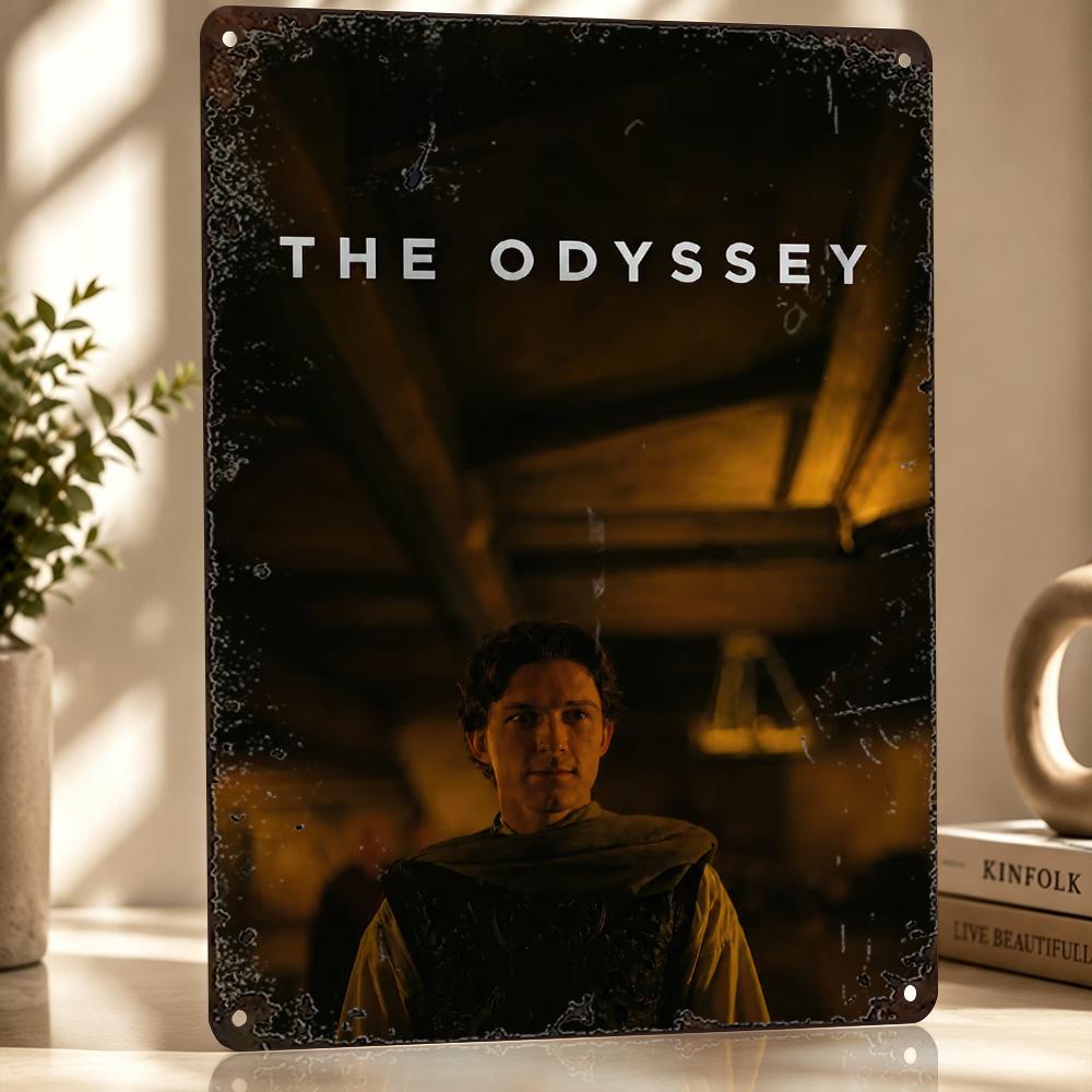 The Odyssey Movie Concept D Texture Printed Poster Custom Vintage Metal Tin Plate Sign for Wall Art Home Decoration Luxury Room