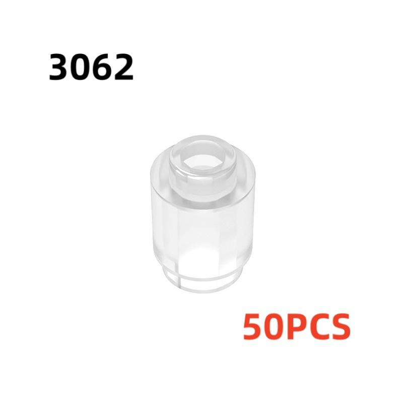 50 шт. 3062b 30068 35390 3062 аксессуары 1x1 цилиндрический кирпич DIY строительные блоки развивающие игрушки городская игрушка