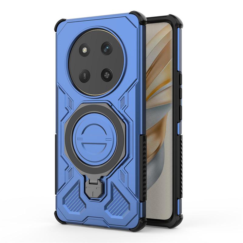Чехол для Honor X9c Чехол-держатель для Honor X9c X60 Pro Магнитная беспроводная зарядка Защитный бампер Чехлы для телефона Honor X60 Pro Funda