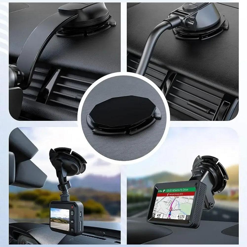 Универсальная клейкая накладка на приборную панель для автомобильного крепления телефона, аксессуары для дисковых чашек, основание для изогнутого автомобиля S T0K0