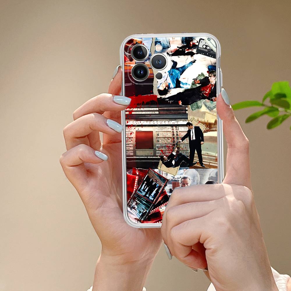 Crime Movie Reservoir-Dog Transparent Soft Phone Case For IPhone 15 12 14 16 17 13 Plus 11 Pro Max 13 Pro