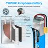 LiPo Аккумулятор Yowoo Graphene, 11.1V 3S 5000mAh 100C с разъемом XT90, для RC самолетов, квадрокоптера DJI F450, самолетов, вертолетов, Traxxas, масштаб 1/8