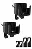 Set of 2 Cup Holder for Car Rear Seat Headrest Phone Drink Holder with Hooks, Black