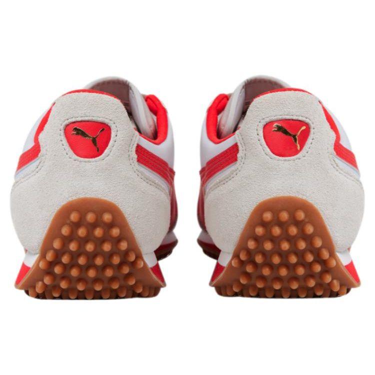 Puma Кеды Whirlwind Classic из натуральной кожи, повседневные, унисекс, серые, красные, 374849-10